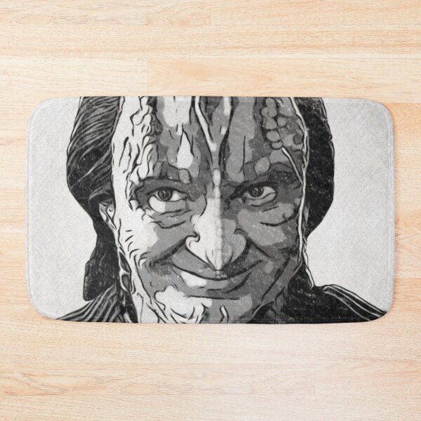 Item preview, Space Murder LIzard Spy Smirking Black and White Ink and Charcoal  designed and sold by orionlodubyal.