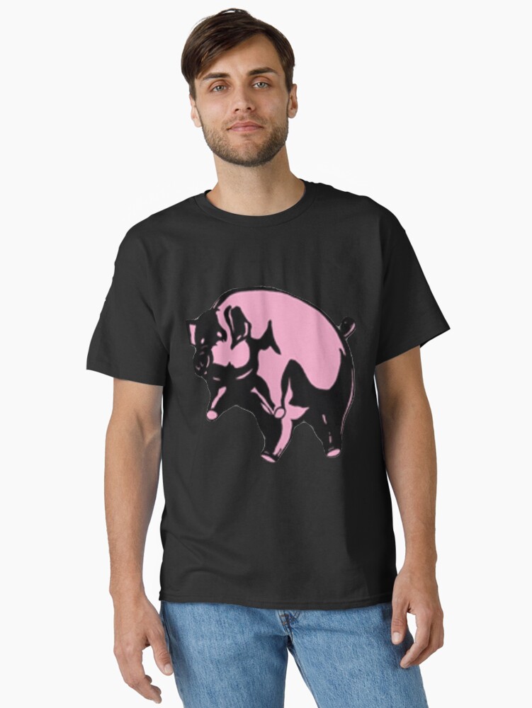 Thumbnail 1 of 7, Classic T-Shirt, Pigs on the Wing designed and sold by ChrisCutsDesign.