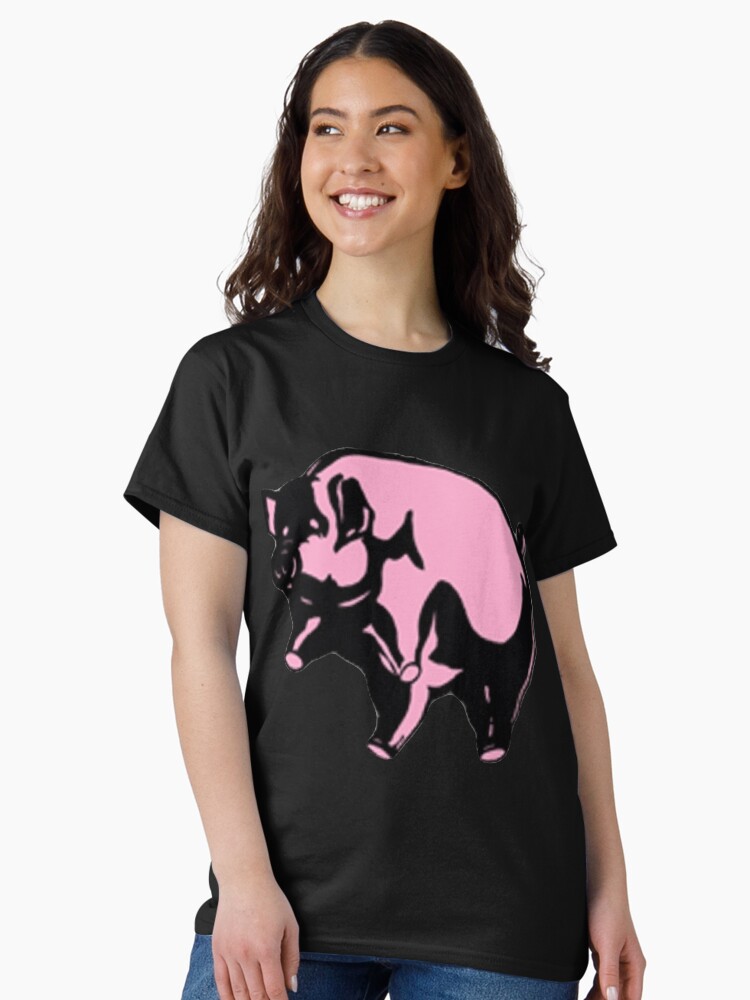 Thumbnail 2 of 7, Classic T-Shirt, Pigs on the Wing designed and sold by ChrisCutsDesign.