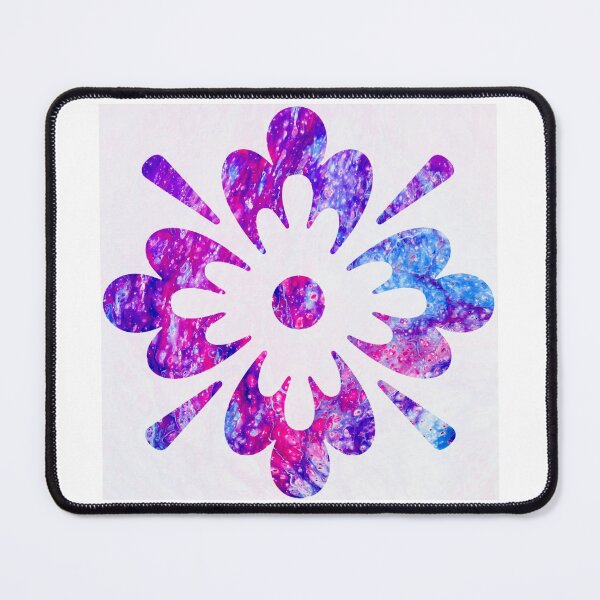 Item preview, Graphic Pink and Blue Flower designed and sold by PaintedbyCarol.