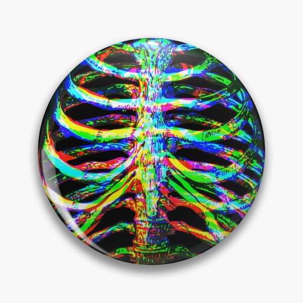 Item preview, Colorful 3D Ribcage designed and sold by Ink-and-Thread.