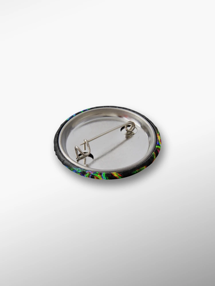 Thumbnail 2 of 3, Pin, Colorful 3D Ribcage designed and sold by Ink-and-Thread.