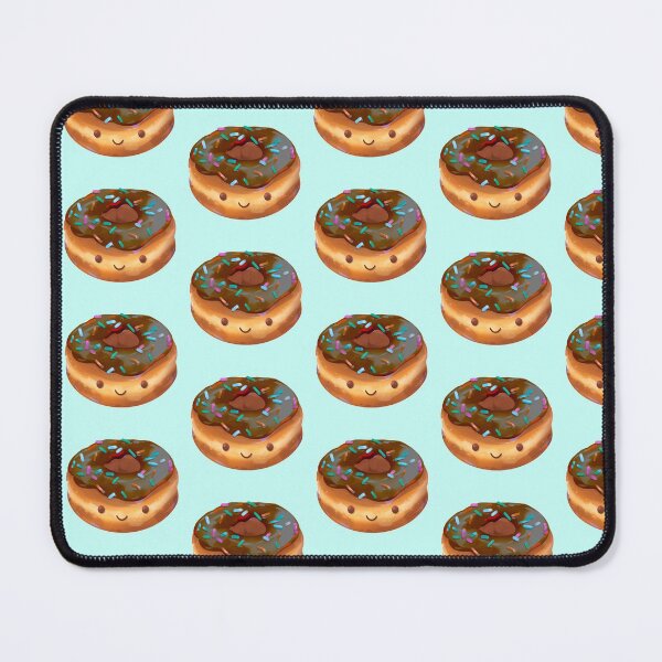 Item preview, Happy Chocolate Frosted Donut designed and sold by GalaxyChicken.
