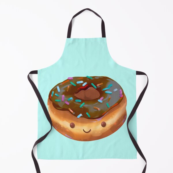 Item preview, Happy Chocolate Frosted Donut designed and sold by GalaxyChicken.
