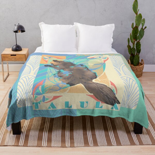 Item preview, Cat Nap Illustration (Teal Version) designed and sold by and-rewturner.
