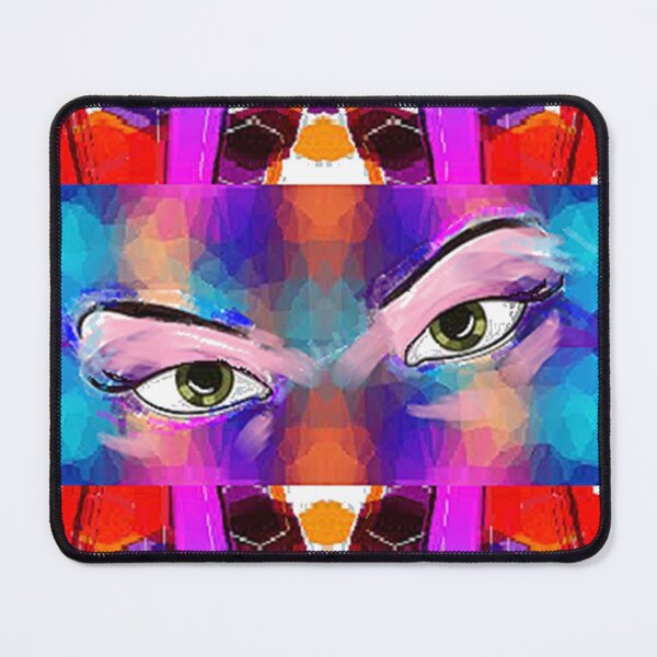 Item preview, ABSTRACT EYES, colorful abstraction, Graphic Psychedelic Abstract Art, Psychedelic Arte Abstracto designed and sold by Adri Barnard.