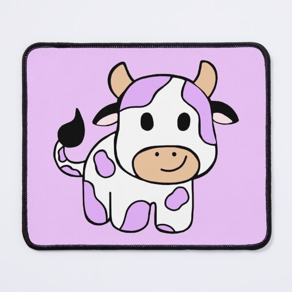 Item preview, Minimalistic Happy And Cute Purple Baby Cow , Farm Animal designed and sold by Barolina.