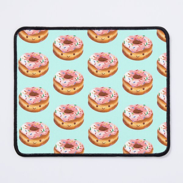 Item preview, Happy Strawberry Frosted Donut designed and sold by GalaxyChicken.