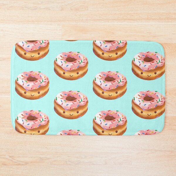 Item preview, Happy Strawberry Frosted Donut designed and sold by GalaxyChicken.