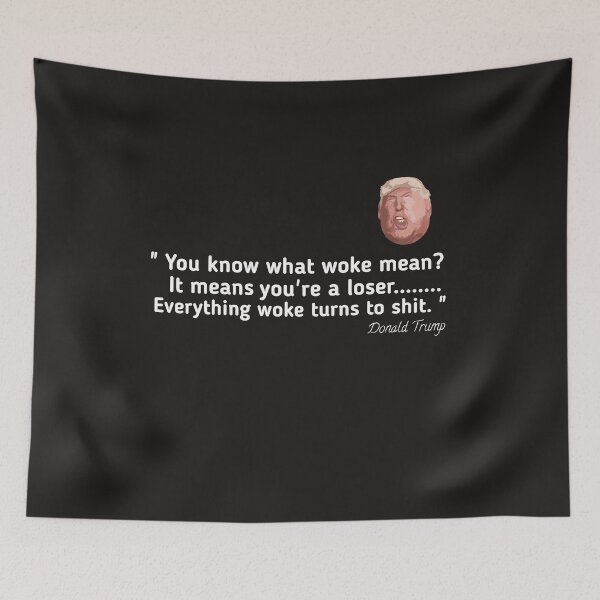 Item preview,  Trump "Everything Woke Turns to Shit." DJT designed and sold by SarahMohanad.