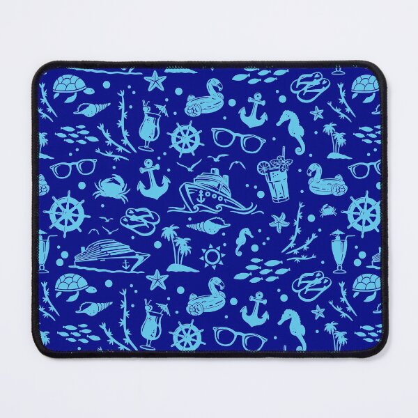 Item preview, Blue Cruise Ship Pattern designed and sold by AdventureTee.