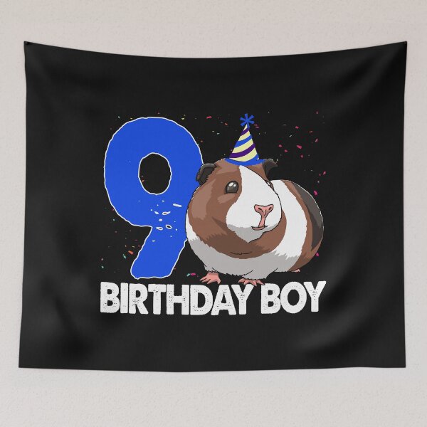 Item preview, Birthday Boy 9 Guinea Pig designed and sold by Bendthetrend.