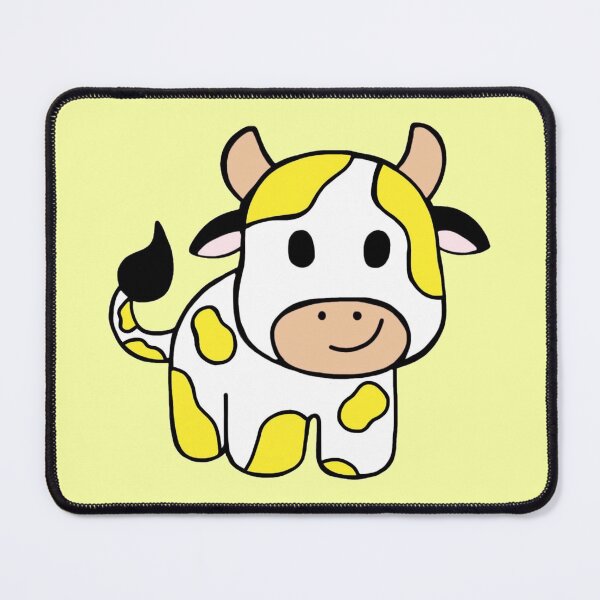 Item preview, Minimalistic Happy And Cute Yellow Baby Cow , Farm Animal designed and sold by Barolina.