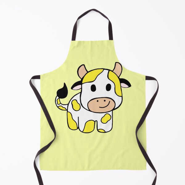 Item preview, Minimalistic Happy And Cute Yellow Baby Cow , Farm Animal designed and sold by Barolina.