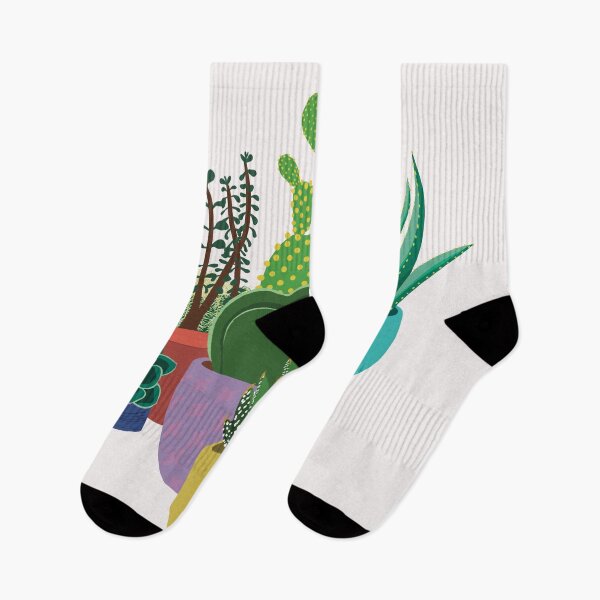 Item preview, Succulents and Cactus Drawing on Pink designed and sold by QuestingPixel.