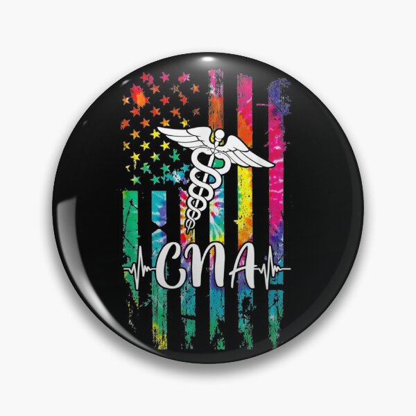 Item preview, CNA colorful flag - CNA Nursing  designed and sold by Designs Of all kinds.