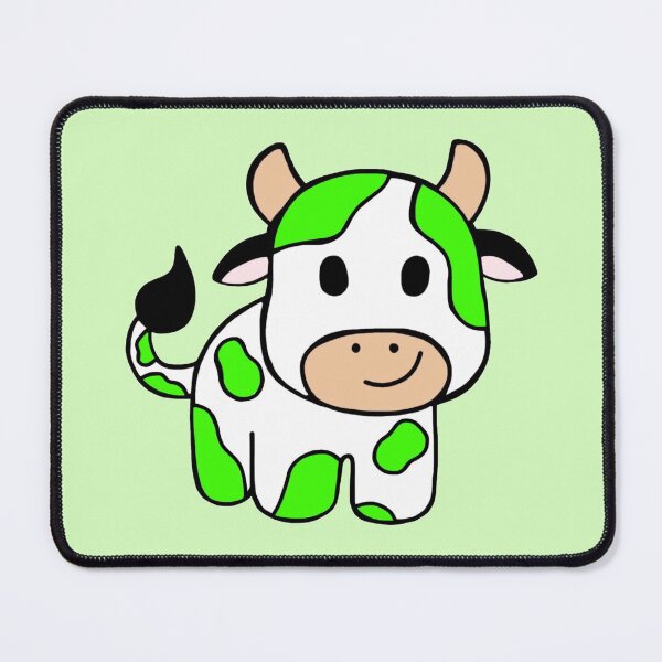 Item preview, Minimalistic Happy And Cute Neon Green Baby Cow , Farm Animal designed and sold by Barolina.