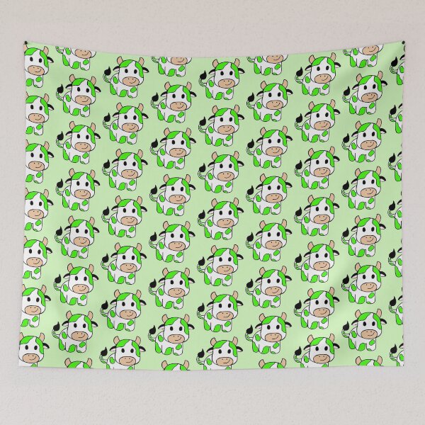 Item preview, Minimalistic Happy And Cute Neon Green Baby Cow , Farm Animal designed and sold by Barolina.