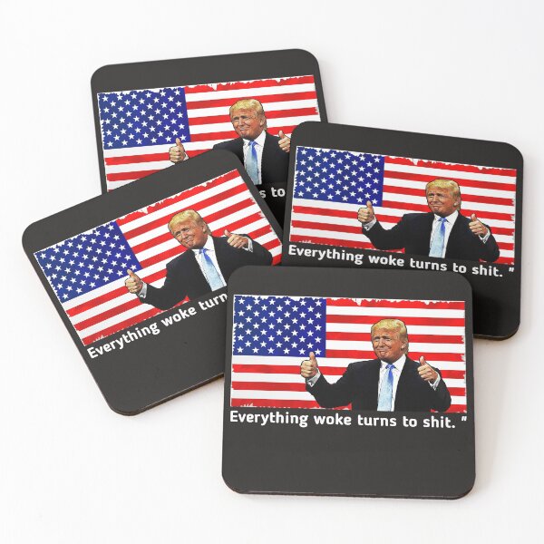 Item preview, Trump "Everything Woke Turns to Shit." DJT designed and sold by SarahMohanad.