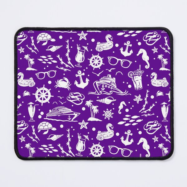 Item preview, Purple Cruise Vacation Pattern designed and sold by AdventureTee.