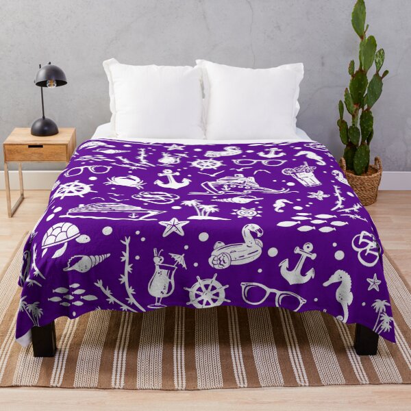 Item preview, Purple Cruise Vacation Pattern designed and sold by AdventureTee.