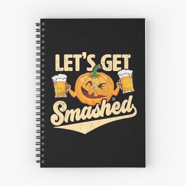 Item preview, Lets Get Smashed Funny Pumpkin Beer Halloween designed and sold by derekvella.