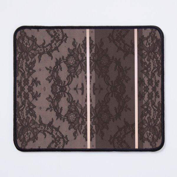 Artikelvorschau, Chic Burgundy Red Rosegold Minimal Geometric Floral Lace Pattern entworfen und verkauft von LaceySkies.