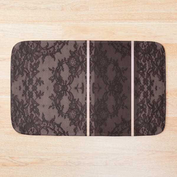 Item preview, Chic Burgundy Red Rosegold Minimal Geometric Floral Lace Pattern  designed and sold by LaceySkies.