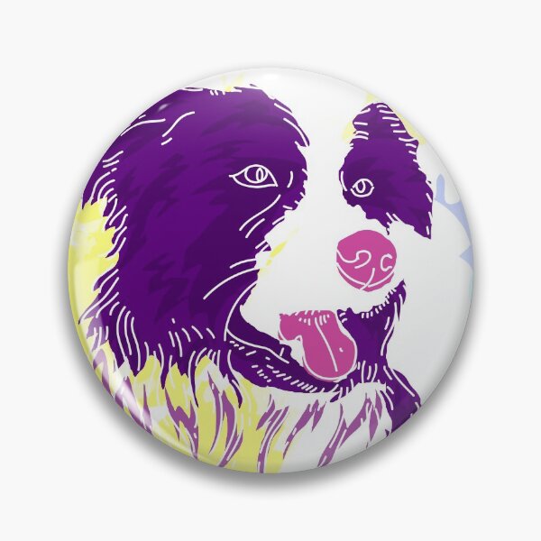 Item preview, Artistic Colorful Dog border collie designed and sold by urban-color.