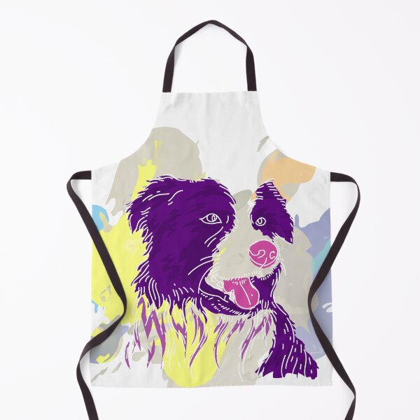 Item preview, Artistic Colorful Dog border collie designed and sold by urban-color.
