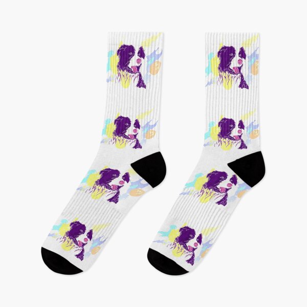 Item preview, Artistic Colorful Dog border collie designed and sold by urban-color.