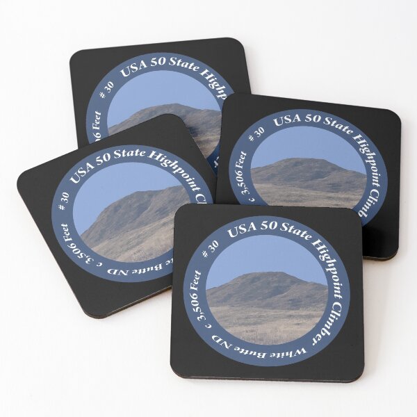 Item preview, White Butte ND 30 of 50 States Highpoint Climbers  designed and sold by janraydesigns.