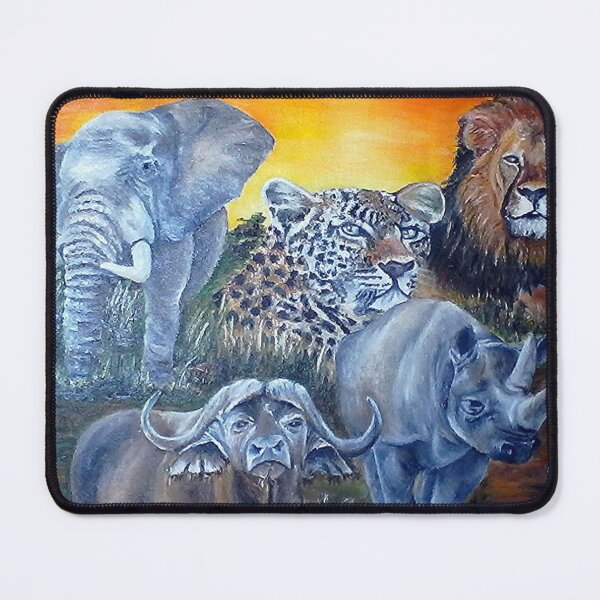 Item preview, THE BIG 5 OF SOUTH AFRICA, FINE ART PRINT,ANIMALS, WILD LIFE, INSPIRED BY NATURE designed and sold by Adri Barnard.