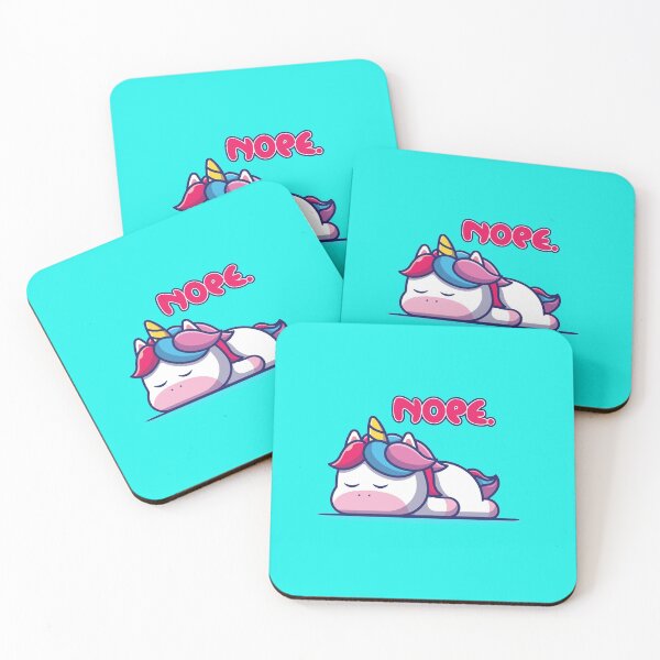 Item preview, NOPE | Cute unicorn artwork. designed and sold by DonutPanicYet.