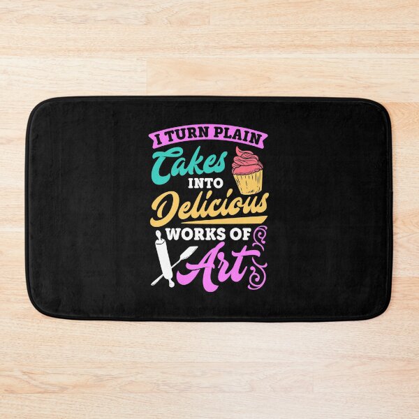 Artikelvorschau, Ich verwandle Kuchen in Kunst Lustiges Backen-Zitat-Langarm-T-Shirt entworfen und verkauft von soapeselvi.