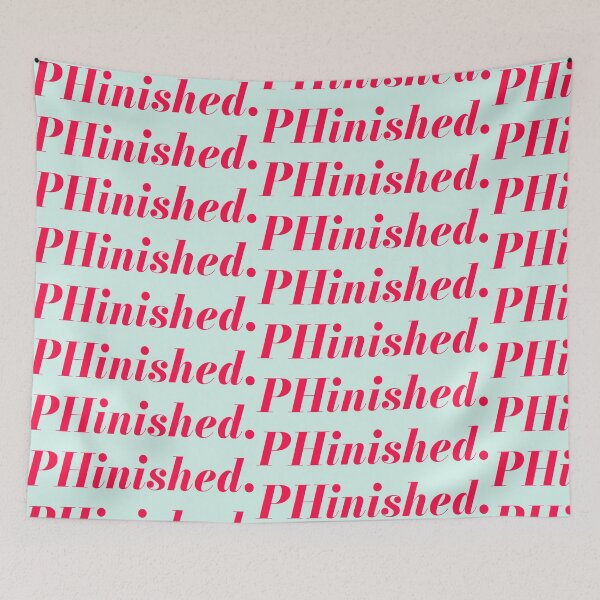 Item preview, PHinished. with Light Mint Background designed and sold by cutetype.