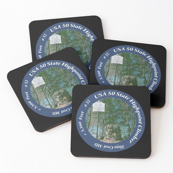 Item preview, Hoye Crest MD 32 of 50 States Highpoint Climbers  designed and sold by janraydesigns.
