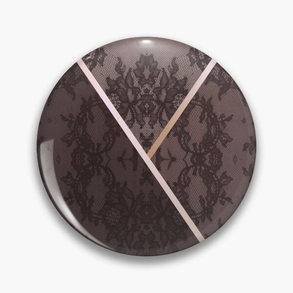 Item preview, Chic Burgundy Red Rosegold Minimal Geometric Floral Lace Pattern  designed and sold by LaceySkies.