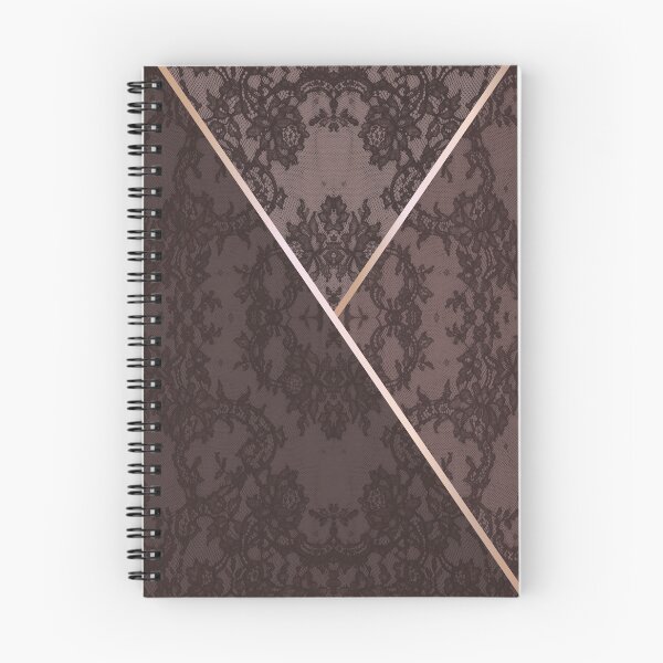 Item preview, Chic Burgundy Red Rosegold Minimal Geometric Floral Lace Pattern designed and sold by LaceySkies.