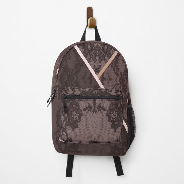 Item preview, Chic Burgundy Red Rosegold Minimal Geometric Floral Lace Pattern  designed and sold by LaceySkies.