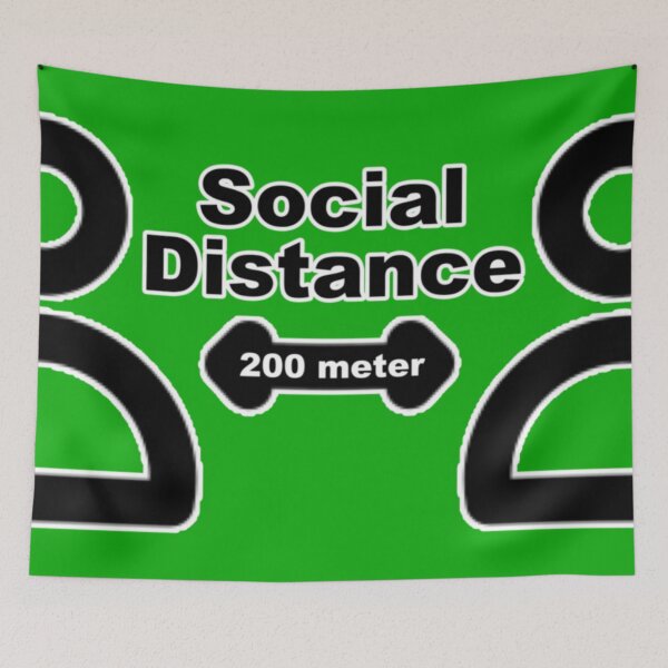 Item preview, SOCIAL DISTANCE 200 METER designed and sold by Klementsen.