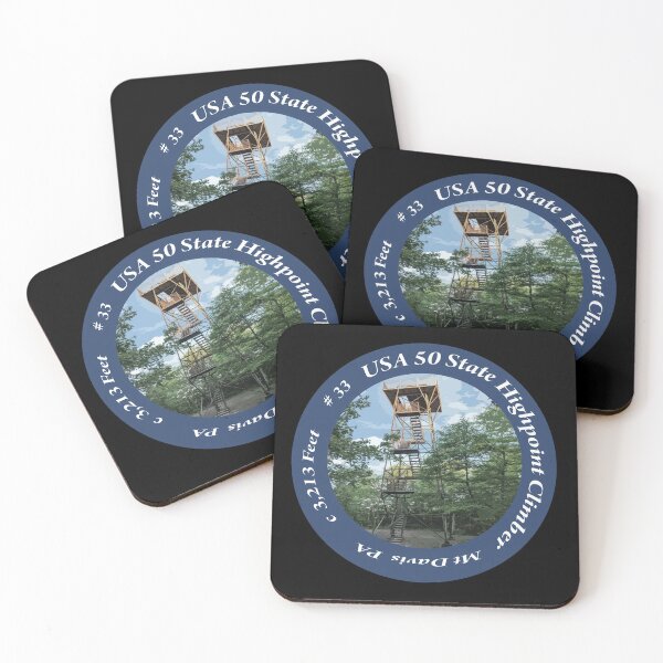 Item preview, Mt Davis PA 33 of 50 States Highpoint Climbers  designed and sold by janraydesigns.
