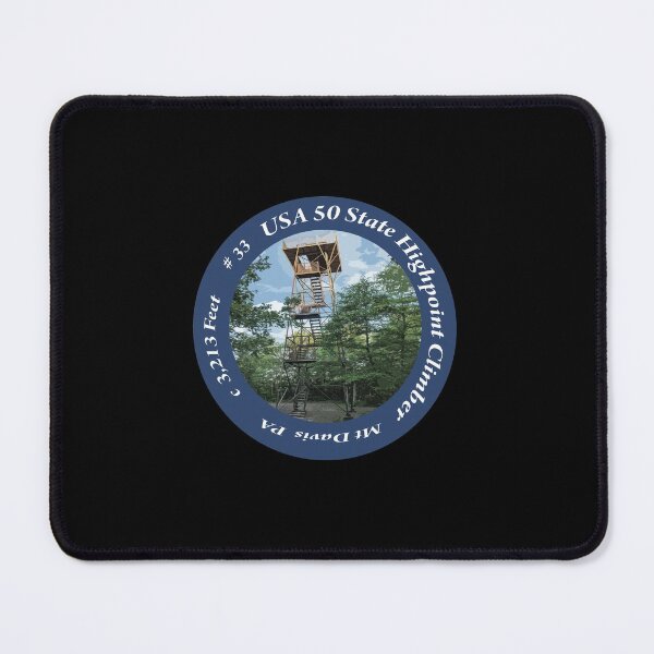 Item preview, Mt Davis PA 33 of 50 States Highpoint Climbers  designed and sold by janraydesigns.