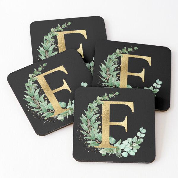 Item preview, watercolor  Gold  alphabet F letters,T-Shirt, women ,wedding, girls, Alphabet | Gold Letters. White Floral Alphabet   Clip art, Watercolor Flowers Alphabet Letters. designed and sold by giantdesigns.