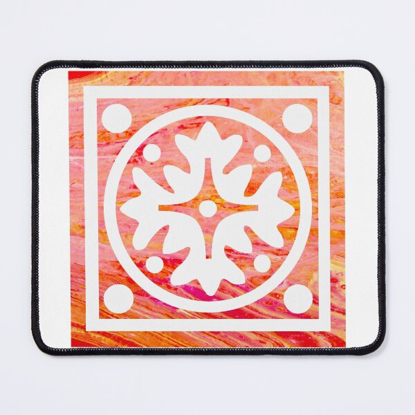 Item preview, Graphic Peach Tile designed and sold by PaintedbyCarol.