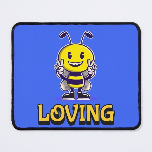 Item preview, Bee Loving - Peace Sign Bee designed and sold by Trinket-Trickster.
