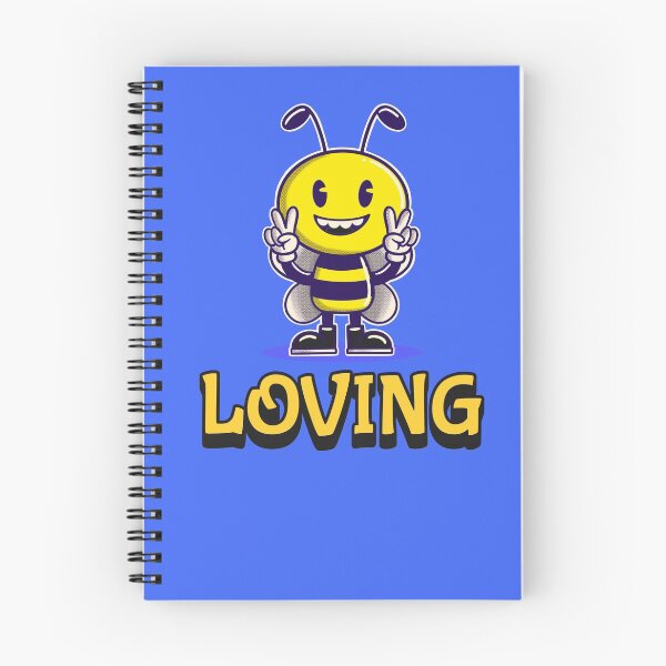 Item preview, Bee Loving - Peace Sign Bee designed and sold by Trinket-Trickster.