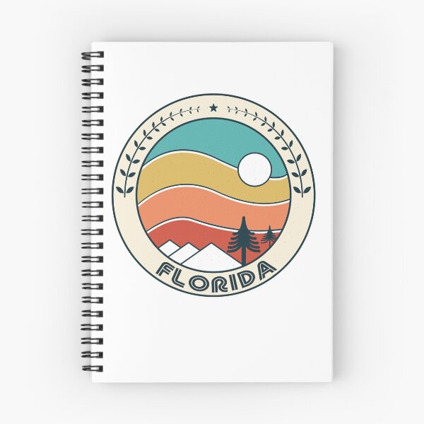 Item preview, Florida Retro Vintage Sunset - Florida Mountain Souvenir - Gift - Hometown - Hiking - Nature designed and sold by HappyTees Lab.