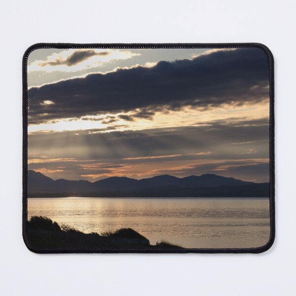 Item preview, Sunrise over Loch Indaal to Bowmore and the Paps of Jura designed and sold by IslayFineArt.