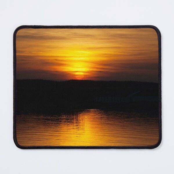Item preview, Sunset Silhouettes over Leodamais Bay designed and sold by IslayFineArt.